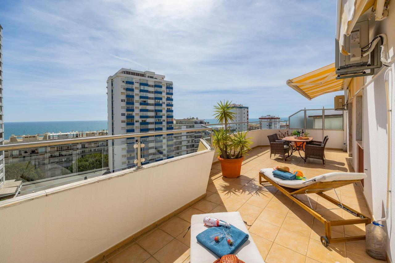 Seaview Penthouse In Algarve With Spacious Terrace Quarteira Kültér fotó